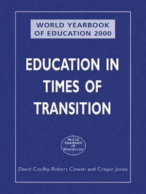 cover image of World Yearbook of Education 2000